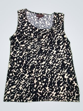 Dana Buchman Signature Animal Print Tank Top