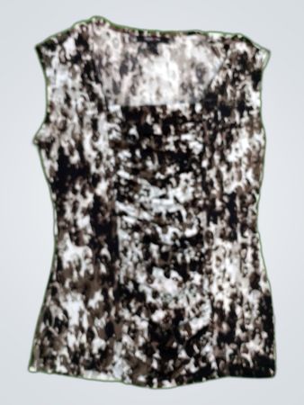 Style & Co. Sleeveless Printed Blouse