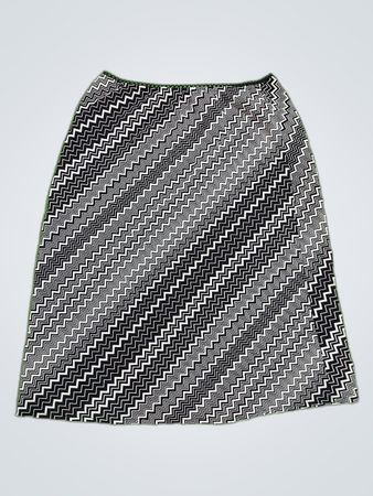 Eye Candy Zigzag Print Mini Skirt