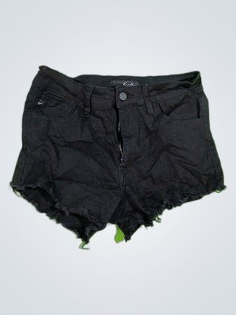Black Denim Shorts