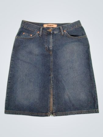Mavi Denim Mini Skirt