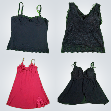 Y2K Romantic Core Camis