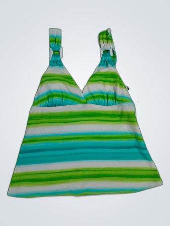 Simply Swim Women's Striped Swimsuit Top