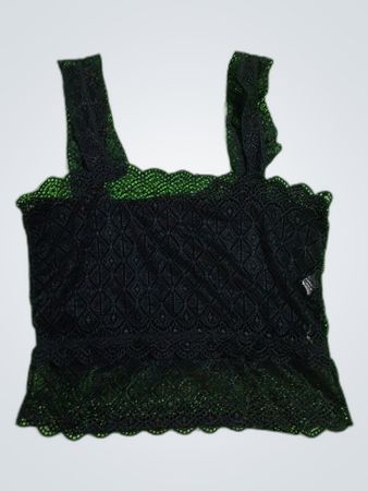 Black Lace Camisole Top