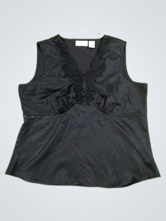 Studio Works Black Lace Trim Camisole