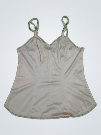 Unbranded White Lace Trim Camisole