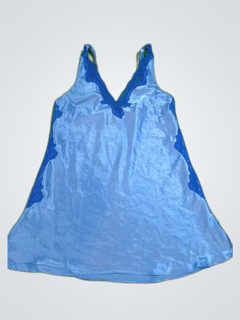 Jonny Vensense Blue Lace Trim Camisole