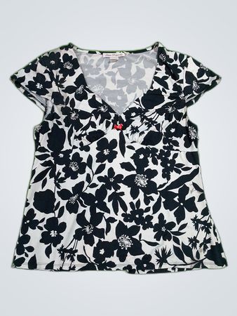 Linea Donatella Floral Printed Blouse