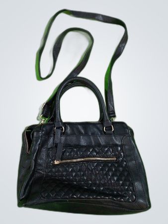 Black Leather Handbag