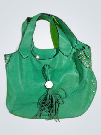 Green Leather Handbag