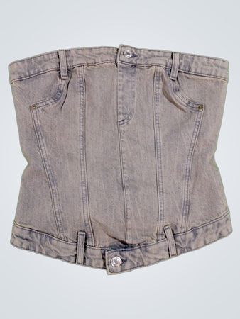 Zara Denim Bustier