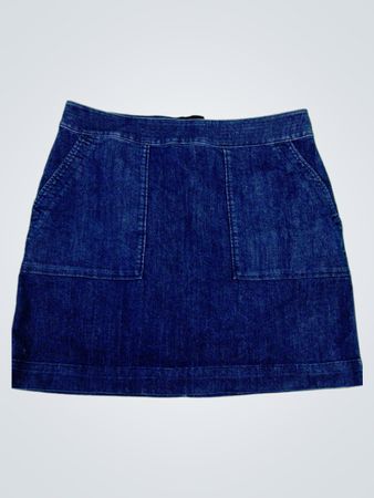 LOFT Denim Mini Skirt