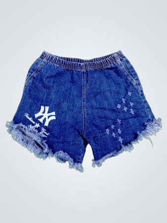 Blue Denim Shorts