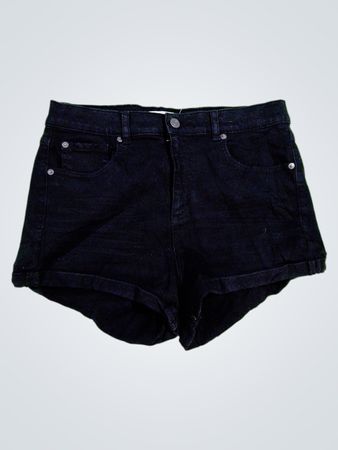 Garage Black Denim Shorts