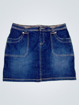 daisy fuentes Denim Skirt