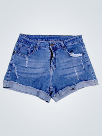 Blue Denim Shorts