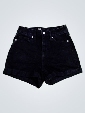 No Boundaries Black Denim Shorts