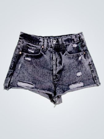 wild fash Distressed Denim Shorts