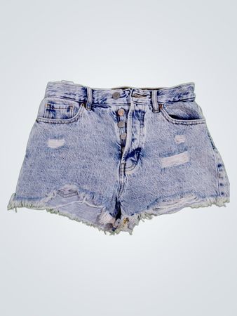 Light Blue Denim Shorts