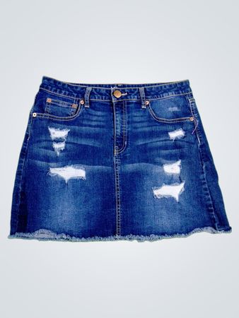 NoBo Mid Rise Denim Skirt