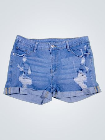 Blue Denim Shorts