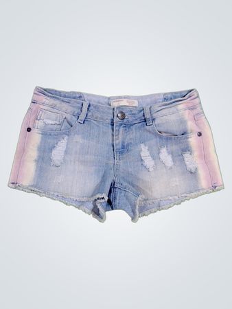 No Boundaries Distressed Denim Shorts