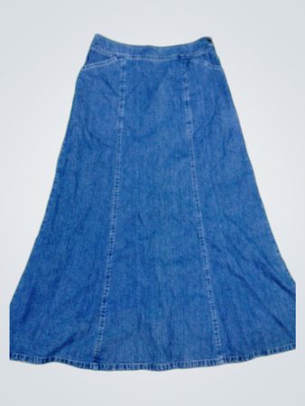 Pendleton Denim Skirt