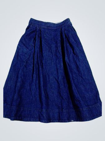 Back Number Denim Skirt