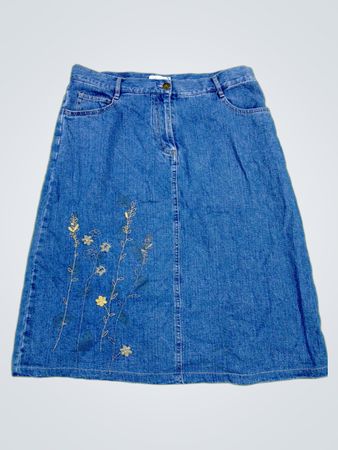 Christopher & Banks Denim Skirt