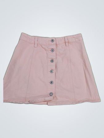 Pink Buttoned Skirt