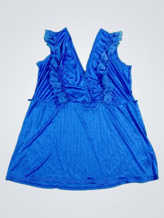 Blue Lace Top