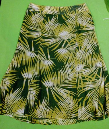 Norton McNaughton Tropical Print Skirt