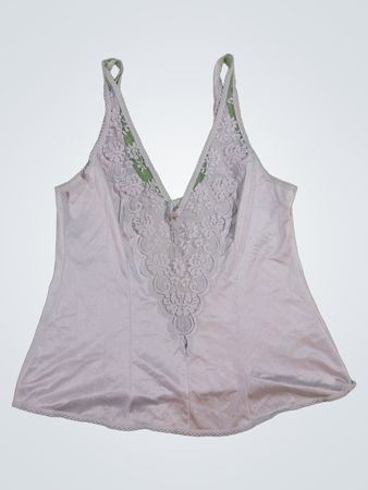 White Lace Trim Camisole