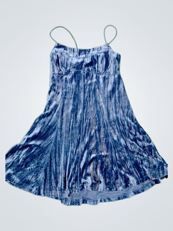 Tribal Blue Tie-Dye Sundress