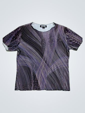 Kasperer Striped Short Sleeve Top