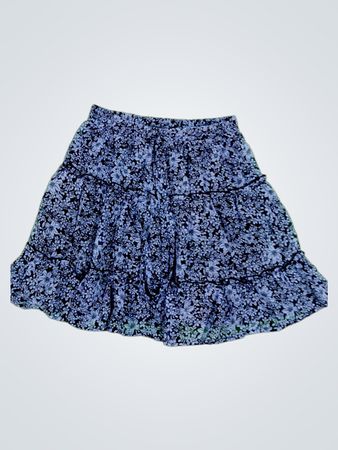 Seanna Floral Tiered Mini Skirt
