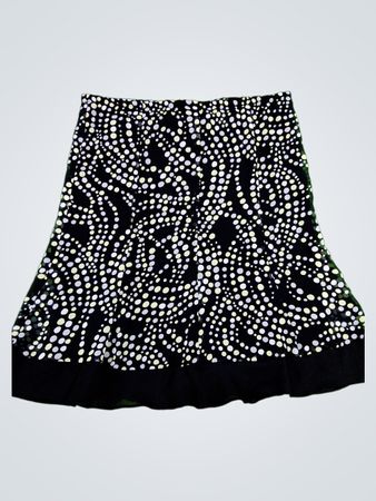 Black Polka Dot Skirt