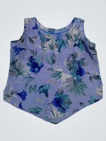 Unbranded Floral Print Sleeveless Top