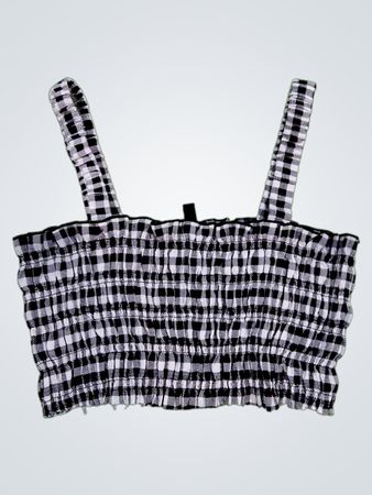 Gingham Crop Top