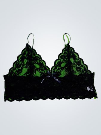 Black Lace Bra