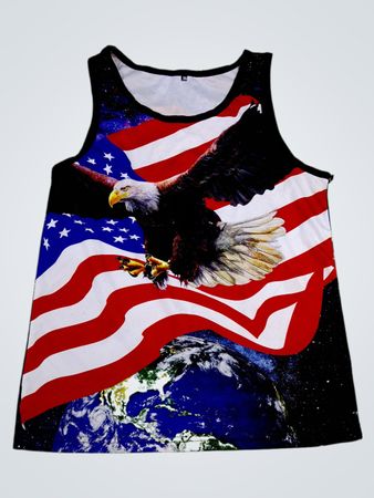 American Eagle Graphic Tank Top