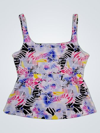 Floral Pattern Tank Top