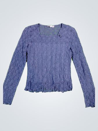 Blue Knit Sweater