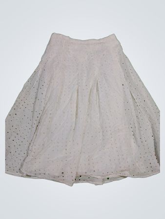 J.Crew White Eyelet Skirt