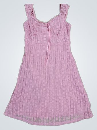 Brunella Pink Lace Dress