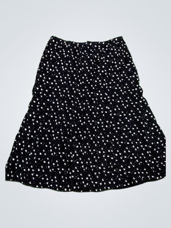 Black Polka Dot Skirt