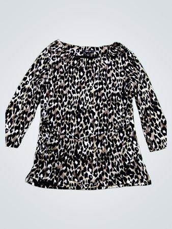 Style & Co. Leopard Print Blouse