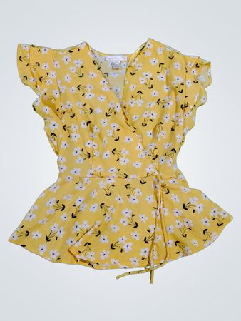 monceau Los Angeles Yellow Floral Romper