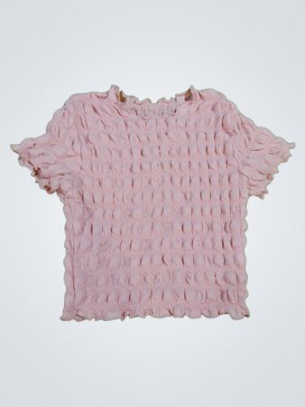 Pink Smocked Top