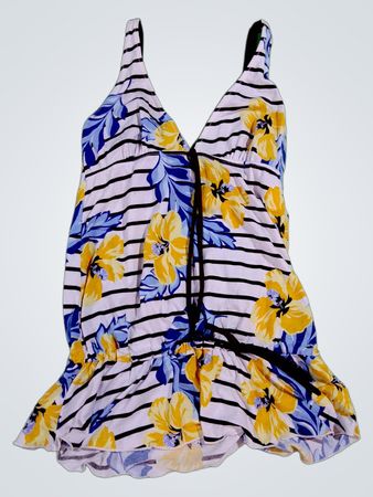 Floral Pattern Swimsuit